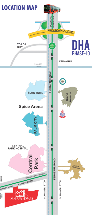 Al-Safa Homes Location Map